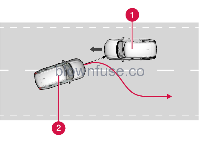 2023-Volvo-XC90-Recharge-Plug-in-Hybrid-Assistance-at-risk-of-Collision-fig-12