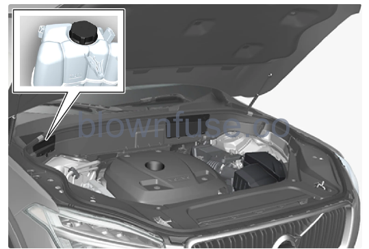 2023 Volvo XC90 Recharge Plug-in Hybrid Engine compartment fig 7