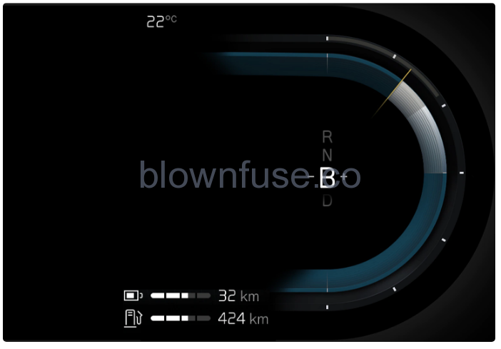 2023-Volvo-XC90-Recharge-Plug-in-Hybrid-Gauges-and-indicators-in-the-driver-display-fig-7