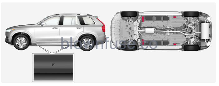 2023 Volvo XC90 Recharge Plug-in Hybrid Maintenance and service fig 6