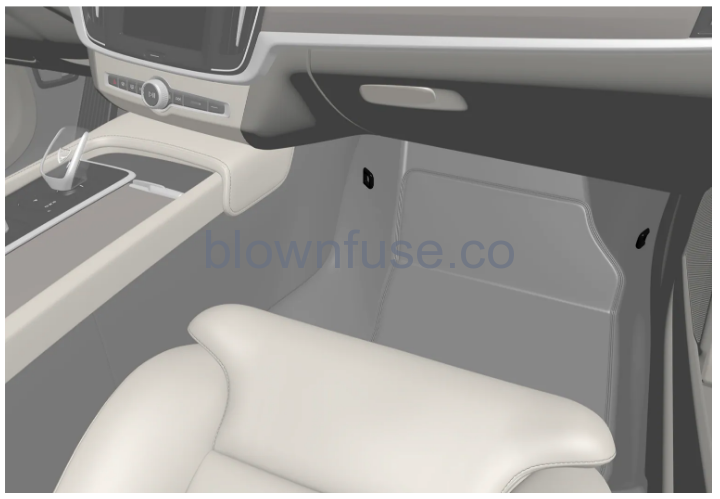 2023 Volvo XC90 Recharge Plug-in Hybrid Mounting points for child seats fig 1