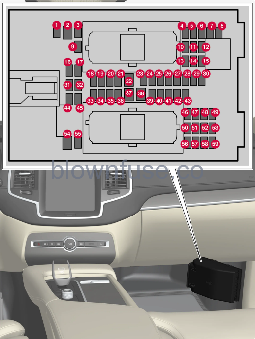 2023-Volvo-XC90-Recharge-Plug-in-Hybrid-Storage-and-passenger-compartment-FIG-18