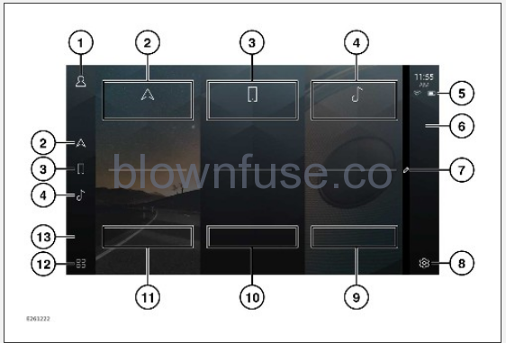 2022-Jaguar-XF-Touchscreen-Home-fig-1