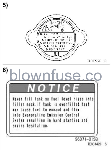 2022 Kawasaki NINJA ZX-10R Location of Labels-Fig- (9)