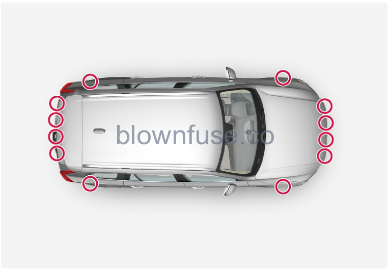 2022-Volvo-V60-Camera-and-radar-unit-fig-1