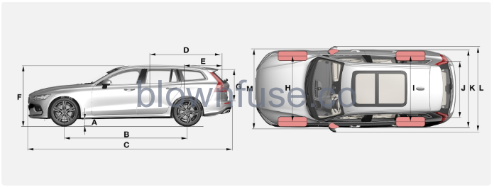 2022-Volvo-V60-Dimensions-and-weights-Fig-01