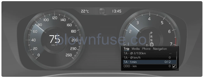 2022-Volvo-V60-Driver-display-settings-fig-2