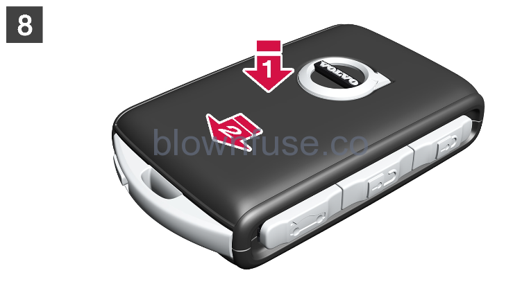 2022 Volvo XC40 Remote Control Key-Fig-19