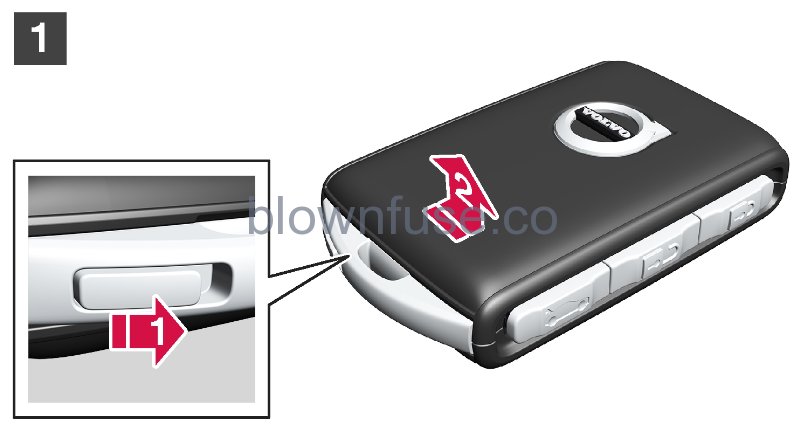 2022 Volvo XC40 Remote Control Key-Fig-24