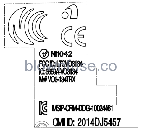 2022 Volvo XC40 Remote Control Key-Fig-30