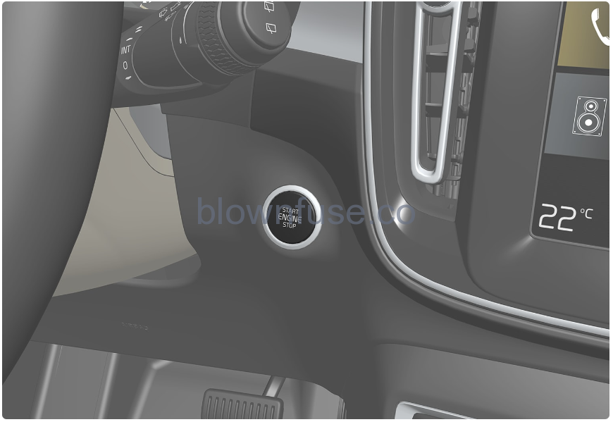 2022 Volvo XC40 Remote Control Key-Fig-32
