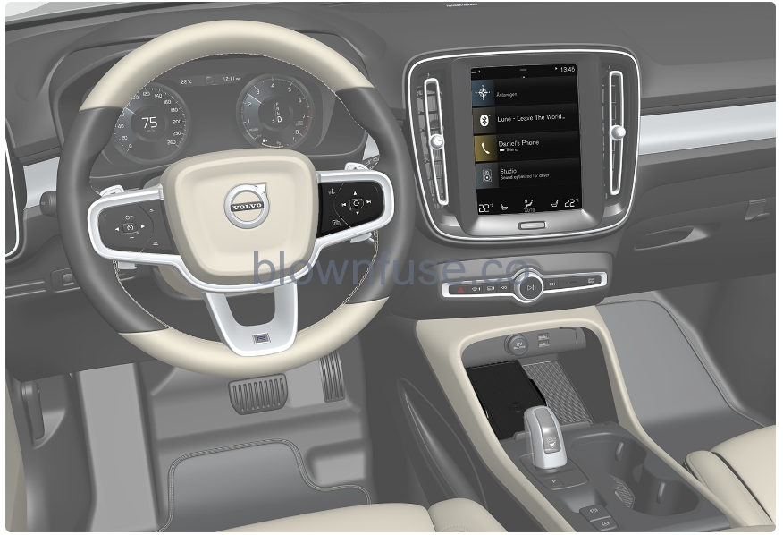 2022 Volvo XC40 Sound, media and Internet-Fig-01