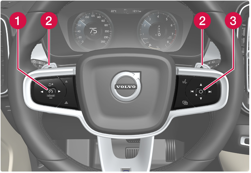 2022 Volvo XC40 Steering wheel-Fig-02