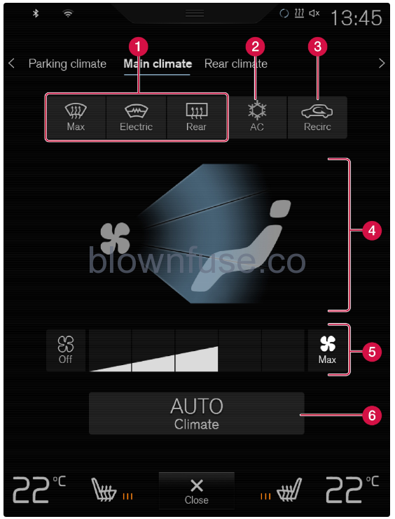 2022-Volvo-XC40-Your-Volvo-Climate-system-controls-fig-4