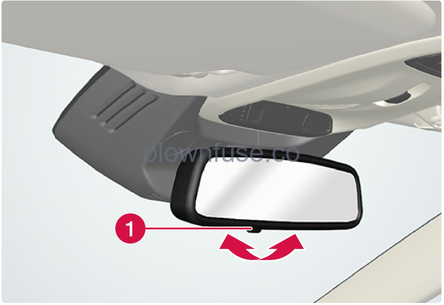 2022 XC60 Volvo Rearview mirrors-Fig-04