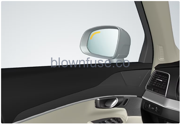 2022-Volvo-S90-Recharge-Plug-in-Hybrid-Blind-Spot-Information-fig1