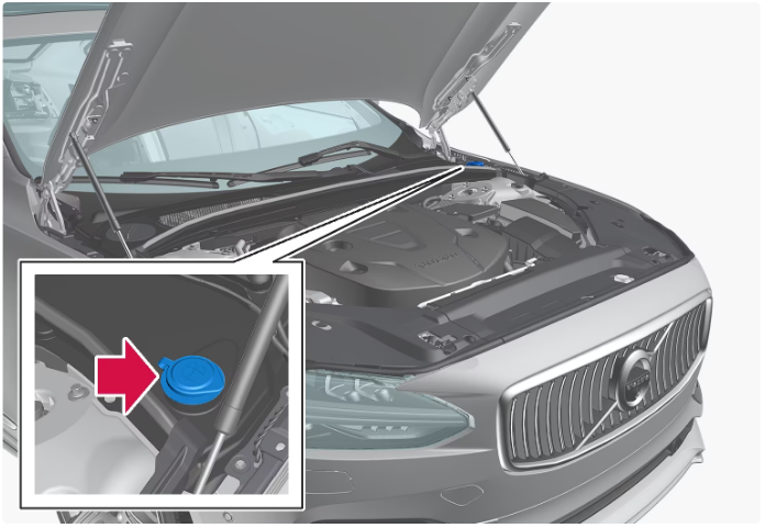 2022 Volvo S90 Recharge Plug-in Hybrid Engine compartment-Fig-01