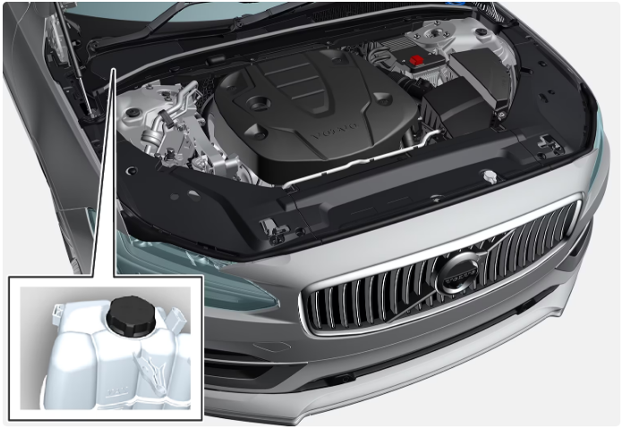 2022 Volvo S90 Recharge Plug-in Hybrid Engine compartment-Fig-10