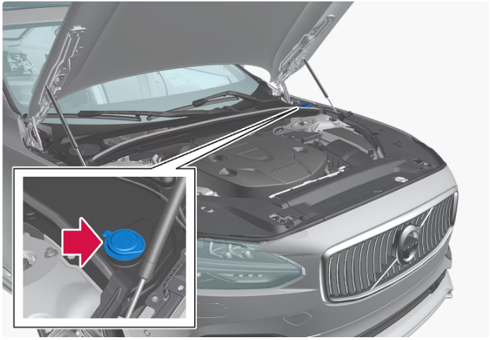 2022 Volvo S90 Recharge Plug-in Hybrid Specifications For fluids and lubricants-Fig-01