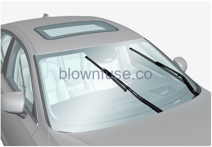 2022 Volvo S90 Recharge Plug-in Hybrid Wiper blades and washer fluid-Fig-01