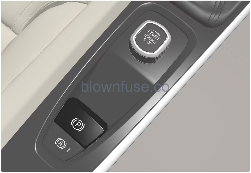 2022 XC60 Volvo Parking brake-Fig-01