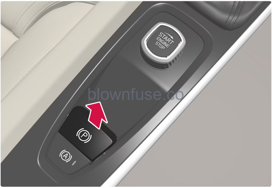 2022 XC60 Volvo Parking brake-Fig-02