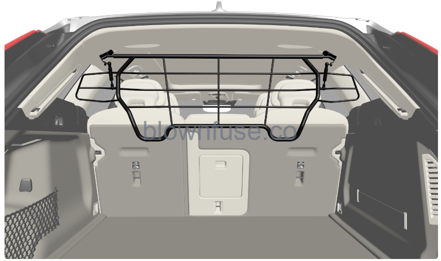 2022 XC60 Volvo Safety net, safety grille and cargo cover-Fig-12