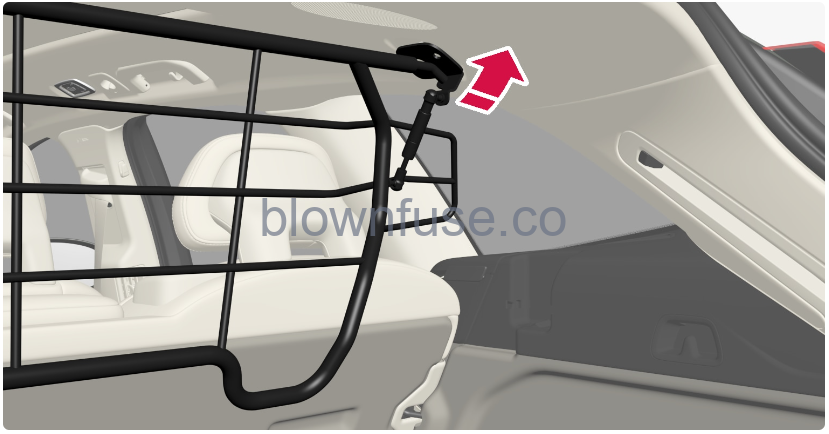 2022 XC60 Volvo Safety net, safety grille and cargo cover-Fig-13