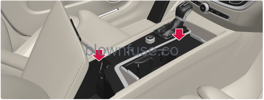 2022 XC60 Volvo Storage and passenger compartment-Fig-02