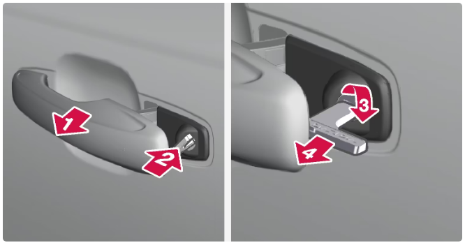 2022 XC90 Volvo Locking and unlocking-Fig-12