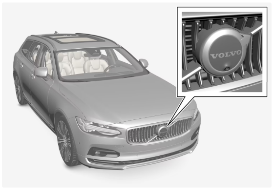 2022 XC90 Volvo Park assist camera-Fig-12