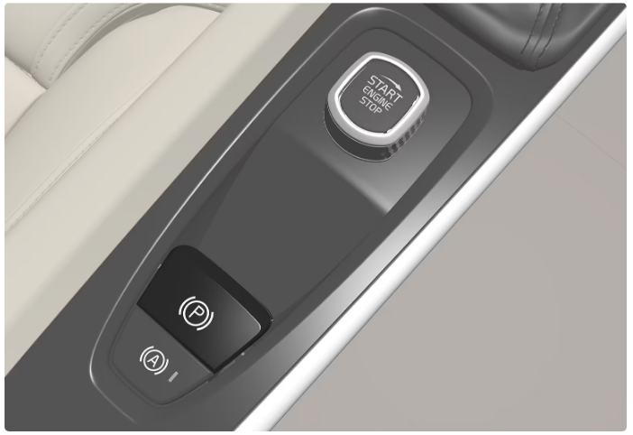 2022 XC90 Volvo Parking brake-Fig-01