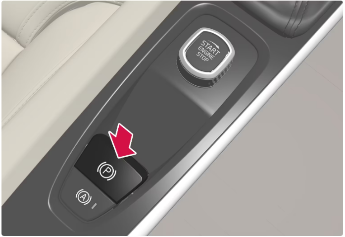 2022 XC90 Volvo Parking brake-Fig-04